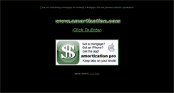 Desktop Screenshot of amortization.com